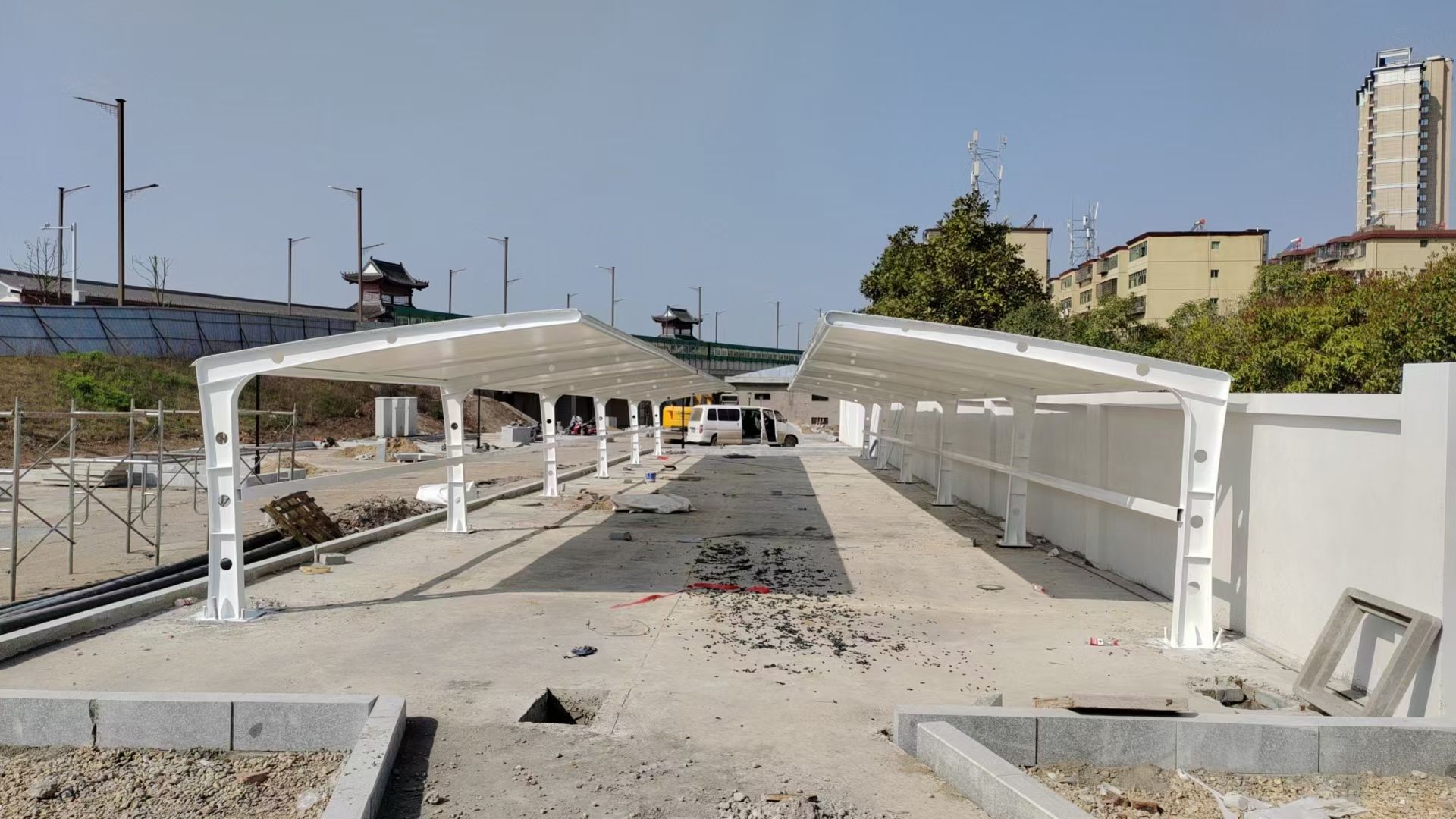 膜结构棚:轻盈筑梦，解锁空间新可能