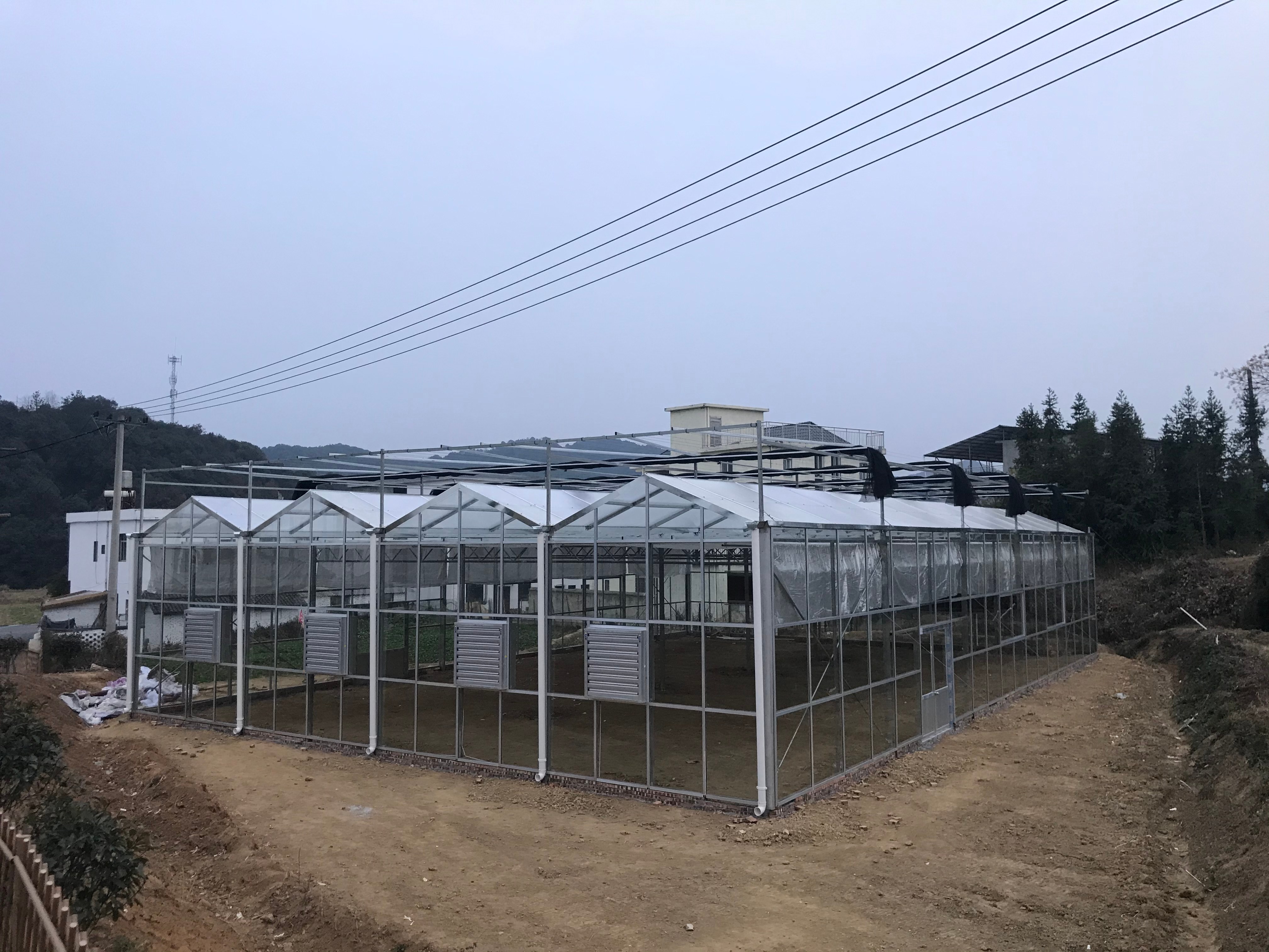 九江玻璃温室大棚